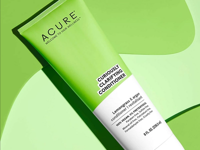 bottle of Acure conditioner