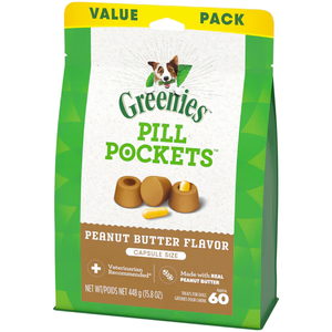 Product image of peanut butter flavor pill pockets