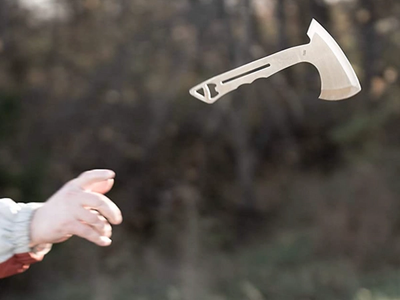 Product image of Smith & Wesson stainless steel throwing axe